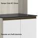 Paneleiro Duplo 4P Vidro 70cm MDF Kali 18340 Bianco Toq Branco Uv Nicioli