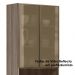 Paneleiro Duplo 4P Vidro 70cm MDF Kali 18340 Carvalho Toq Carvalho Toq Nicioli