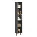 Paneleiro de Cozinha Acacia 219cm com 1 Porta 4 Prateleiras Chumbo