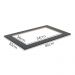 Tampo Para Balcao Cooktop 80x53cm MDF Kali 12256 Onix HD Nicioli