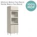 Torre Quente 3P 221X72cm MDF Kali 16866 Bianco Toq Bianco Toq Nicioli