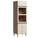 Torre Quente 3P 221X72cm MDF Kali 16866 Carvalho Toq Bianco Toq Nicioli