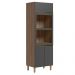 Torre Quente 3P 221X72cm MDF Kali 16866 Carvalho Toq Chumbo Nicioli