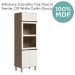 Torre Quente 3P 221X72cm MDF Kali 16866 Carvalho Toq Off White Cetim Nicioli