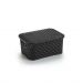Cesto Organizador Rattan Plástico Tamanho PP 20Cm Nitron