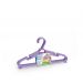 Conjunto Kit 3 Cabides Infantil Sortidos Colorido Plástico
