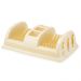Escorredor de Pratos de Plástico Compacto Rattan Cor Creme