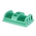 Escorredor de Pratos de Plástico Compacto Rattan Cor Verde