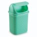 Lixeira Para Cozinha de Plástico com Basculante 4,5 L Verde