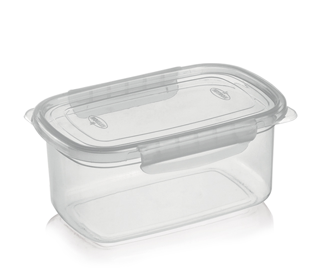 Pote Plástico Microondas Freezer Com Travas Laterais 2,2L