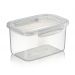 Pote Plástico Microondas Freezer Com Travas Laterais 4,3L