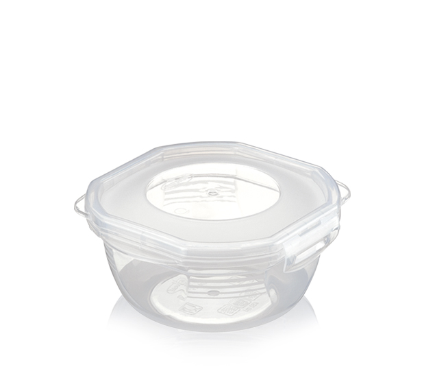 Pote Plástico Microondas Freezer Pequeno Com Trava 450ml