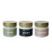 Kit Combo 3 Velas Aromáticas de Aroma Marinho, Amêndoas com Flor de Laranjeira e Bergamota