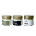 Kit Combo 3 Velas Aromáticas de Aroma Marinho, Amêndoas com Flor de Laranjeira e Lavanda