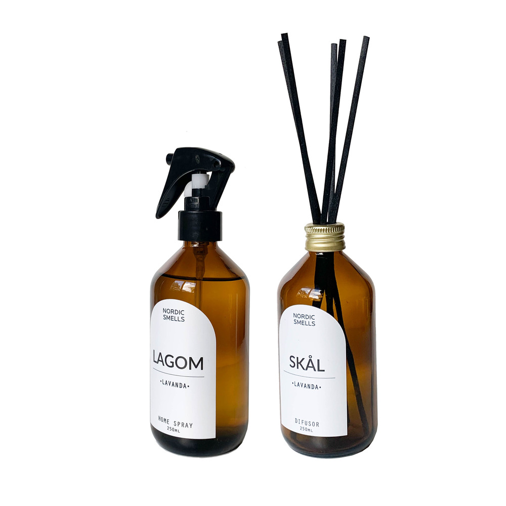 Kit Combo Aromatizador de Ambiente e Difusor de Ambiente de Lavanda