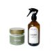 Kit Combo Vela Aromática com Aroma Marinho e Aromatizador de Ambiente de Limão Siciliano, Lavanda e Bergamota