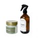 Kit Combo Vela Aromática com Aroma Marinho e Aromatizador de Ambiente de Limão Siciliano, Lavanda e Bergamota