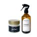 Kit Combo Vela Aromática de Amêndoas e Flor de Laranjeira e Aromatizador de Ambiente de Bambu