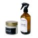 Kit Combo Vela Aromática de Amêndoas e Flor de Laranjeira e Aromatizador de Ambiente de Bambu