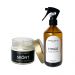 Kit Combo Vela Aromática de Amêndoas e Flor de Laranjeira e Aromatizador de Ambiente de Bambu