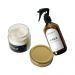 Kit Combo Vela Aromática de Amêndoas e Flor de Laranjeira e Aromatizador de Ambiente de Bambu