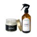 Kit Combo Vela Aromática de Amêndoas e Flor de Laranjeira e Aromatizador de Ambiente de Capim-limão