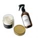 Kit Combo Vela Aromática de Amêndoas e Flor de Laranjeira e Aromatizador de Ambiente de Capim-limão