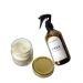Kit Combo Vela Aromática de Bergamota e Aromatizador de Ambiente de Bambu