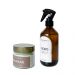 Kit Combo Vela Aromática de Bergamota e Aromatizador de Ambiente de Limão Siciliano, Lavanda e Bergamota