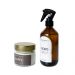 Kit Combo Vela Aromática de Café e Aromatizador de Ambiente de Limão Siciliano, Lavanda e Bergamota
