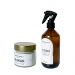 Kit Combo Vela Aromática de Lavanda e Aromatizador de Ambiente de Limão Siciliano, Lavanda e Bergamota