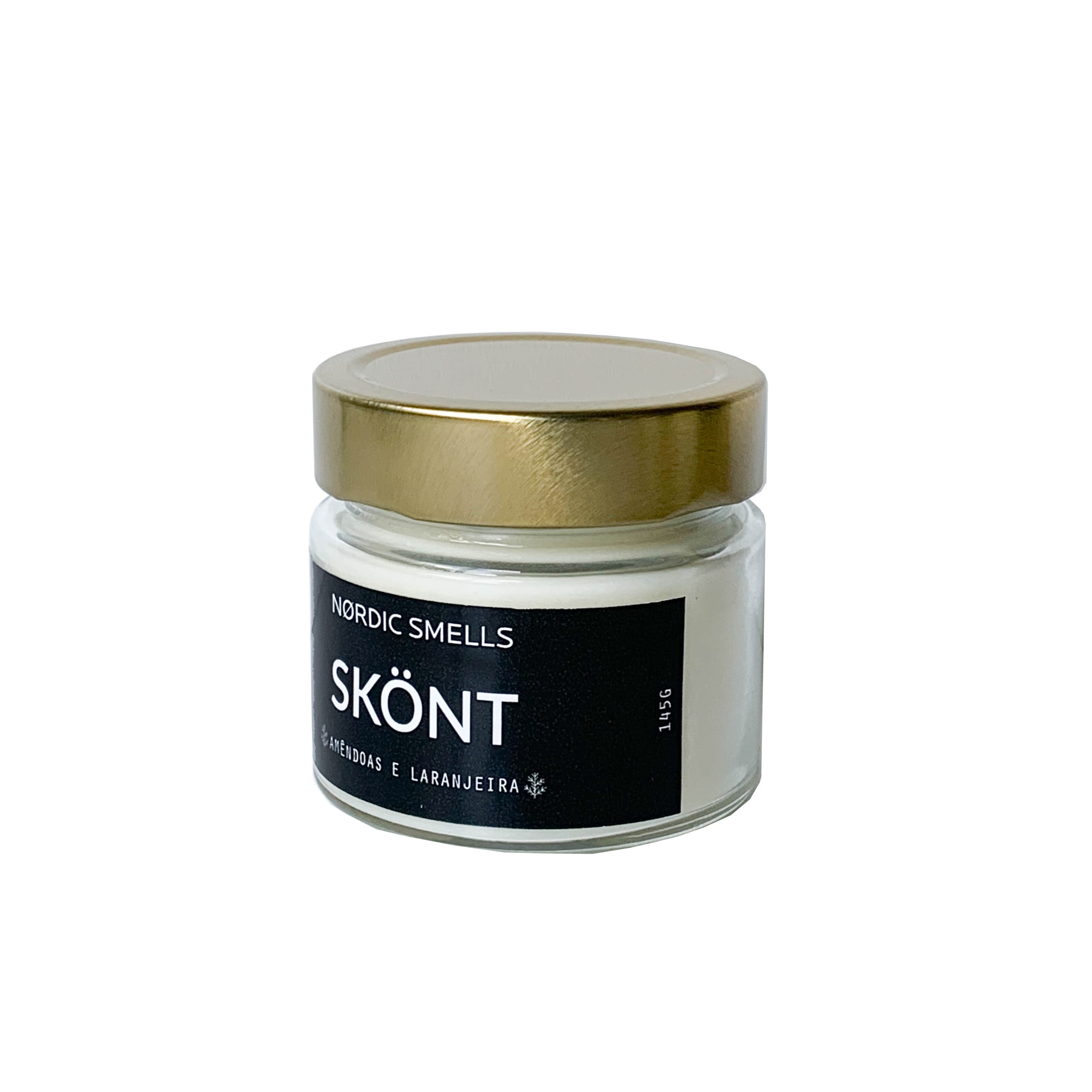 Vela Aromática de Amêndoas e Flor de Laranjeira 145g