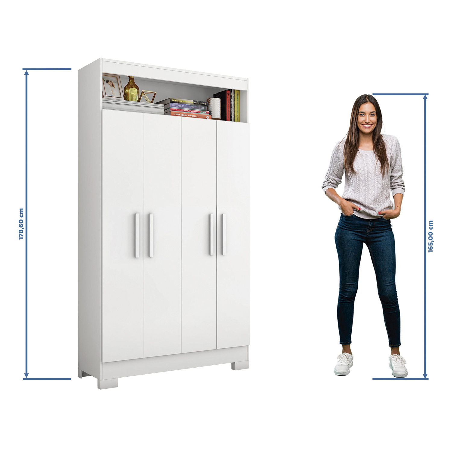 Armário Multiuso NT 4030 Branco - Notável