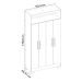 Armário Multiuso NT 4030 Freijó com Off White - Notável