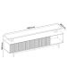 Bancada NT 1385 Off White Com Freijo - Notavel