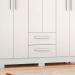 Guarda-Roupa NT 6015 Branco Com Rosa - Notavel