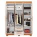 Guarda-Roupa NT 6015 Freijo Com Off White - Notavel