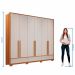 Guarda-Roupa NT 6035 Freijo Com Off White - Notavel