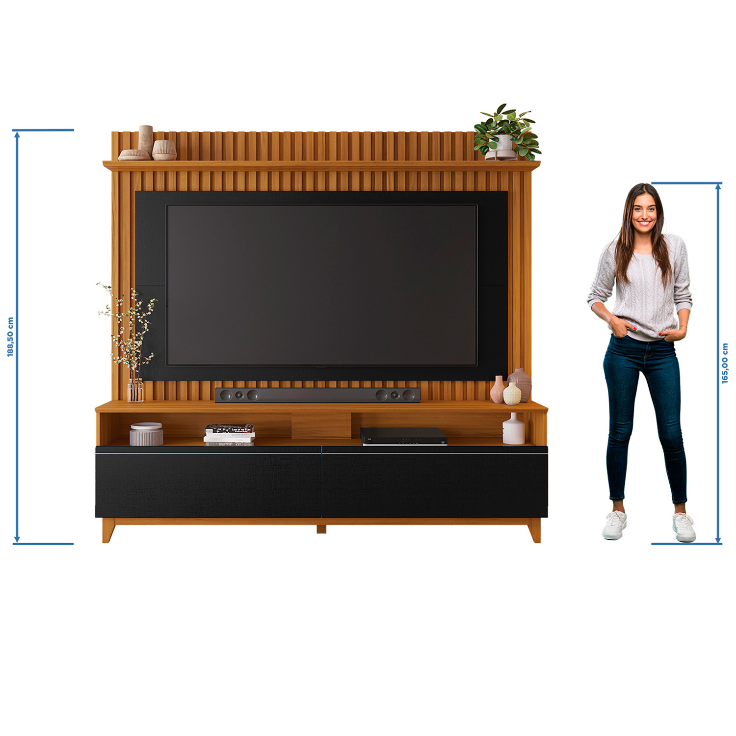 Home NT 1340 Freijo Com Preto - Notavel