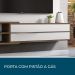 Painel para Tv Até 60 Polegadas Off White e Nogal NT1115 Notável Móveis