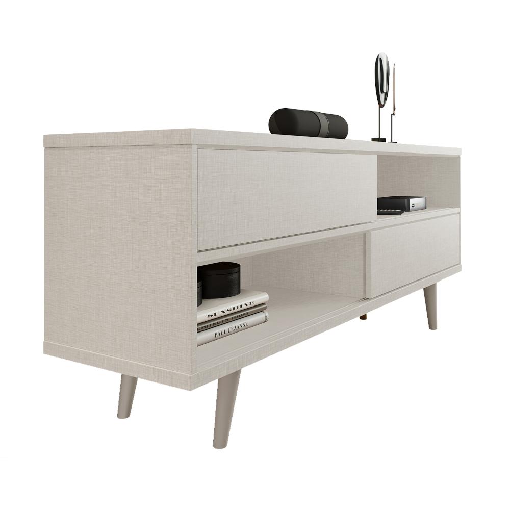 Rack para Sala TV até 50" NT1180 Off White Tx Notável Móveis
