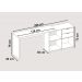 Mesa para Computador Office NT 2060 Branco - Notável