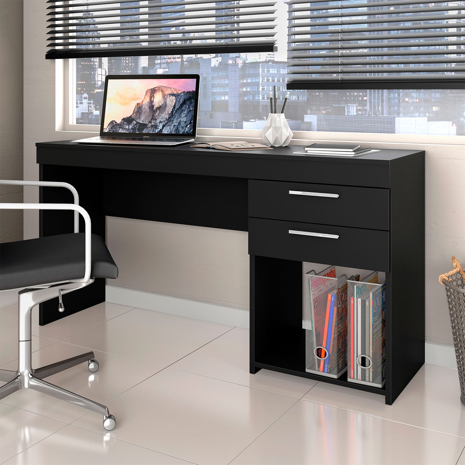 Mesa para Computador Office Preto - Notavel