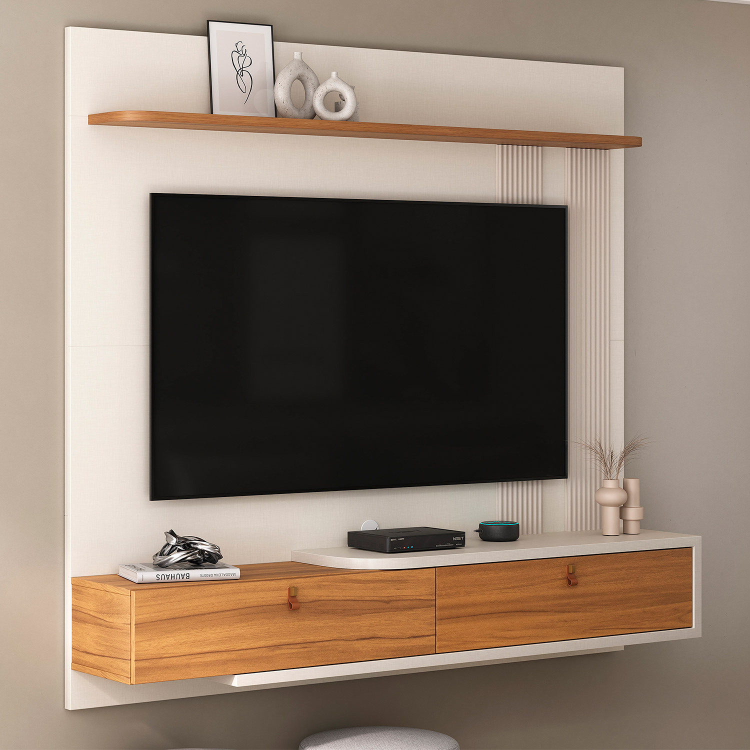 Painel NT 1390 Freijo Com Off White- Notavel