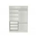 [OUTLET] Guarda-Roupa Solteiro Tunas II 2 PT 3 GV Branco