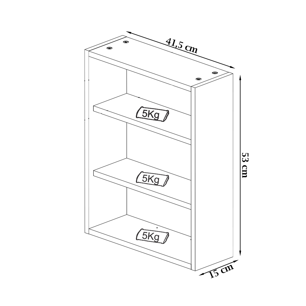 Armário Para Banheiro 1 Porta Com Espelho B85 Branco Montana NOVAM