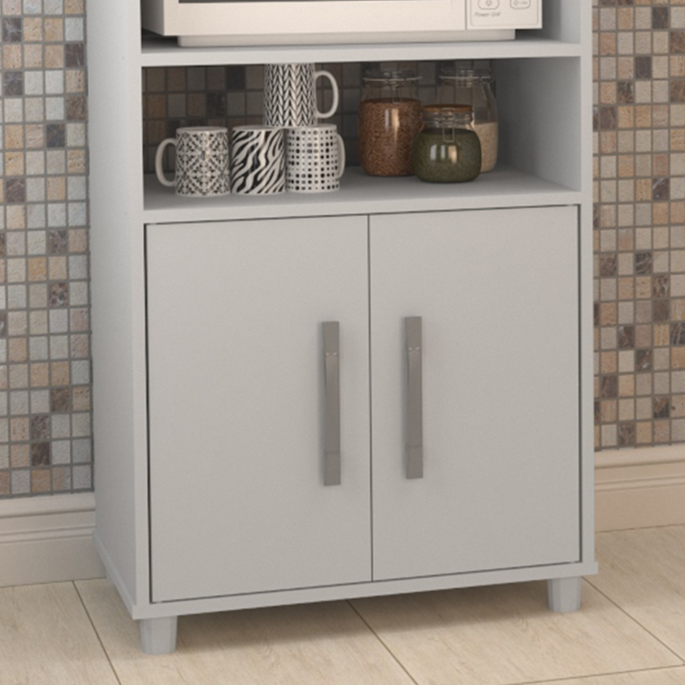 Balcão 2 Portas Para Cozinha B02 Branco NOVAM