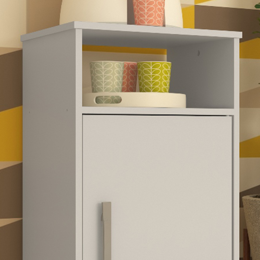 Balcão Multiuso 1 Nicho e 1 Porta B01 Branco NOVAM