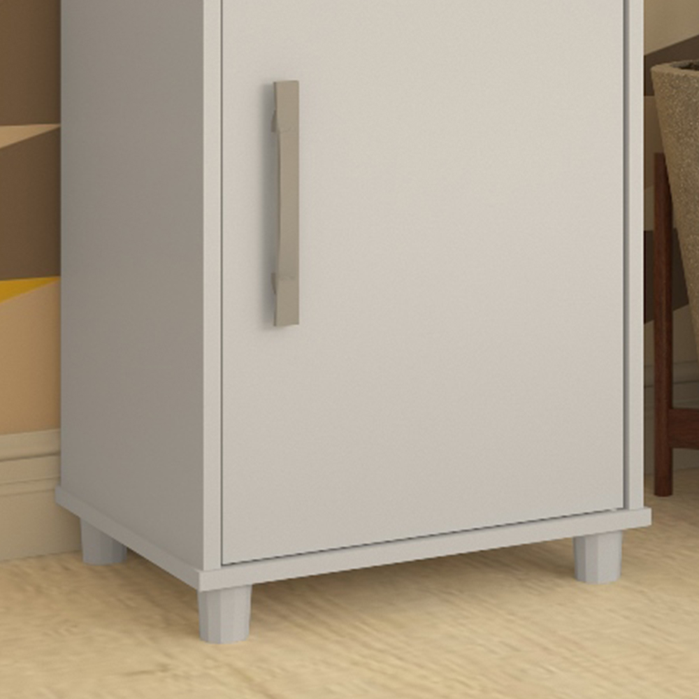 Balcão Multiuso 1 Nicho e 1 Porta B01 Branco NOVAM