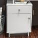 Escrivaninha Mesa Escritorio 1 Porta e 1 Gaveta B33 Branco NOVAM